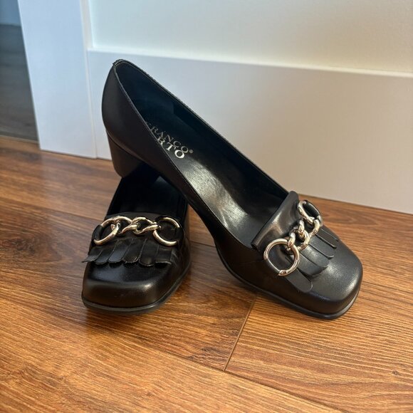 Vintage Y2K Franco Sarto Leather Slip-On Loafers - Picture 1 of 4